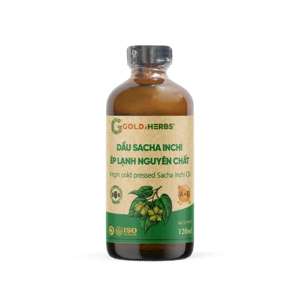 Dầu sacha inchi ép lạnh nguyên chất 01