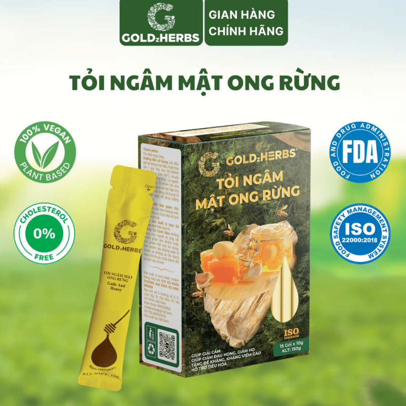 Tỏi đen ngâm mật ong rừng