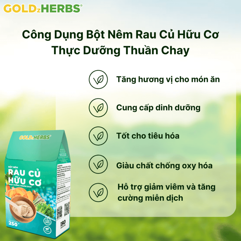 Bột nêm rau củ hữu cơ - 1