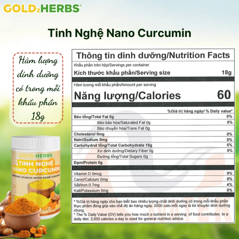 Tinh nghệ nano curcumin - 1