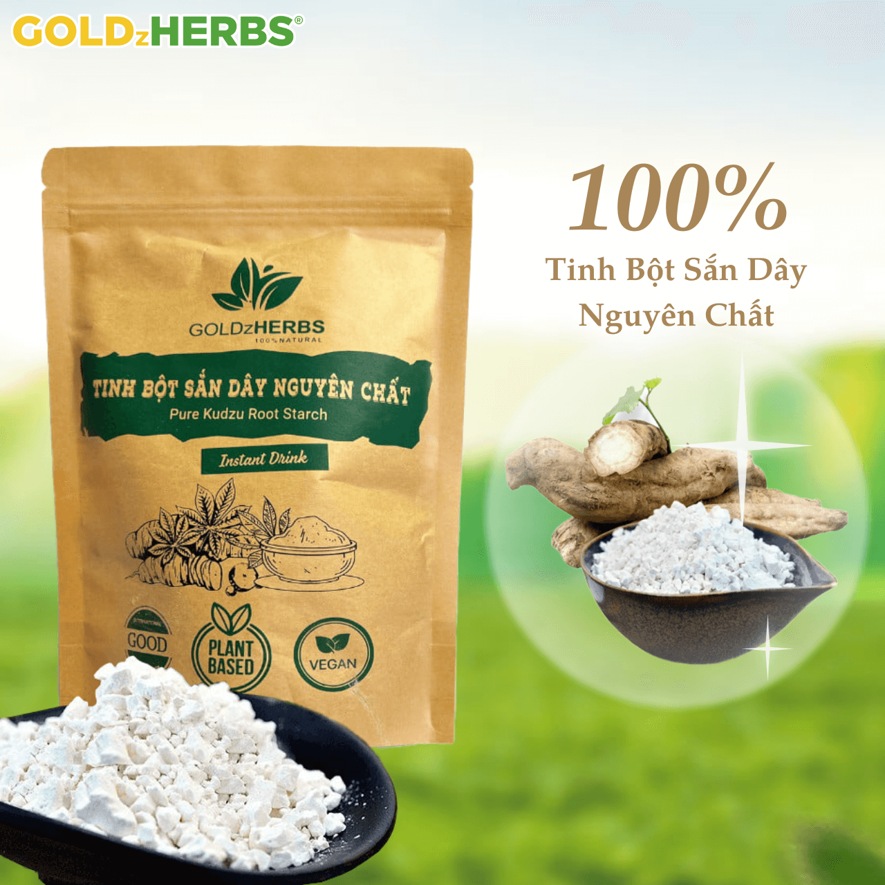 Tinh bột sắn dây nguyên chất - 1