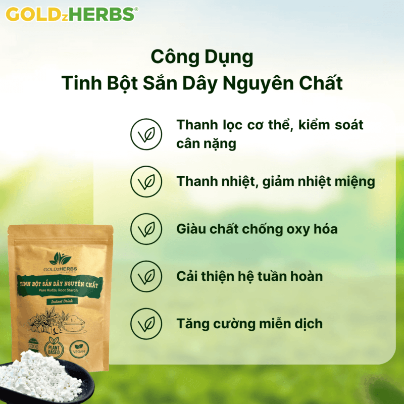 Tinh bột sắn dây nguyên chất - 1