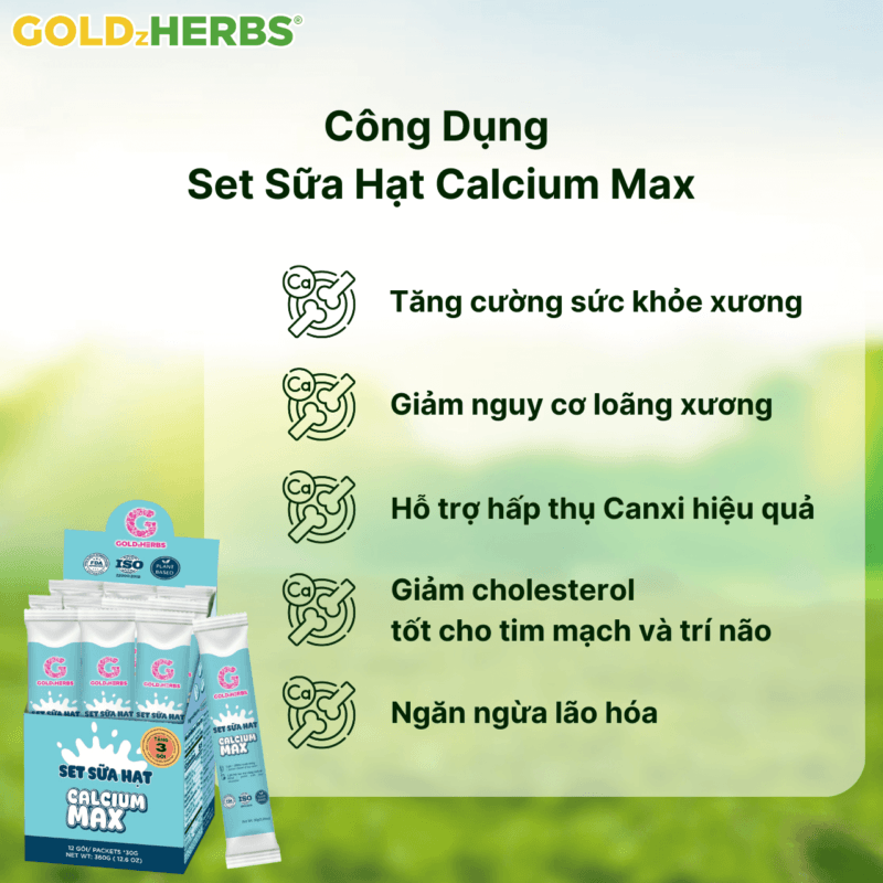 Set sữa hạt calcium max - 1